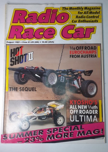 Radio race car magazine with - car,