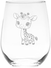 Dotty Giraffe Stemless Wine
