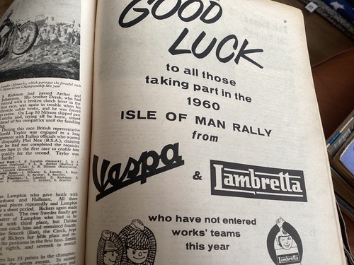 Vespa lambretta rally - vespa, tt
