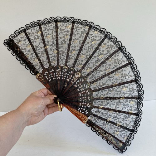 Vintage hand held - held, fan