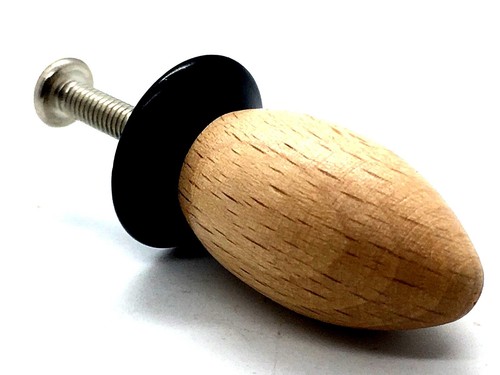 Beech dome knobs 35mm acorn - dome,