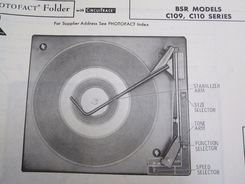 Bsr c109 c110 series - c109, record