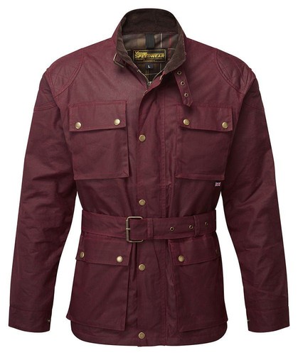 Oxblood red classic wax cotton - classic,