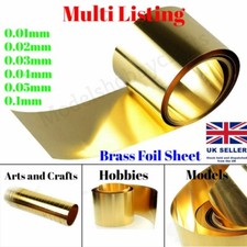 0.01 - 0.5mm Thin Brass Sheet