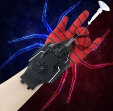 Kids Spiderman Web Shooters Toys Spider Man Wrist Launcher with Gloves USB Cable