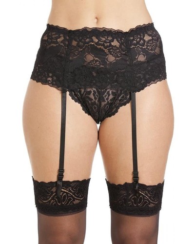 Silky suspender belt - belt, ladies