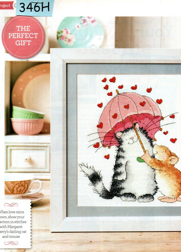 Cross stitch chart cat - stitch, &