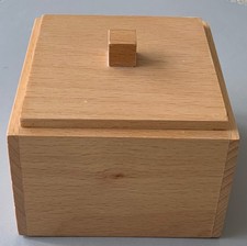 Small Wooden Trinket Jewellery Box 