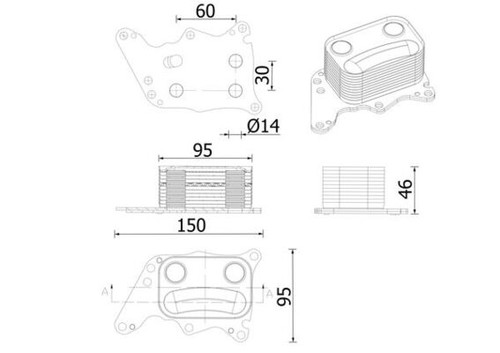 Mahle clc 278 - mahle, cooler