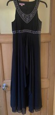 MONSOON 100% Silk Black Beaded
