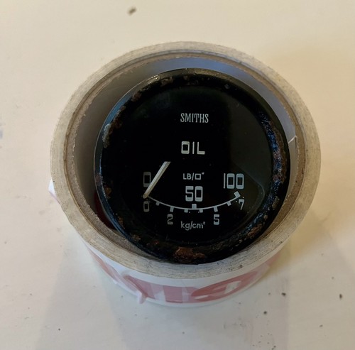Classic car oil gauge - car,