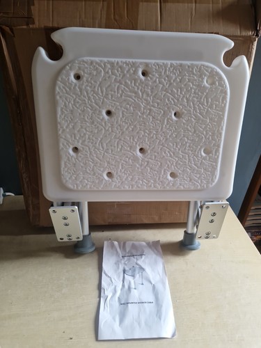 Folding shower seat wall - folding,