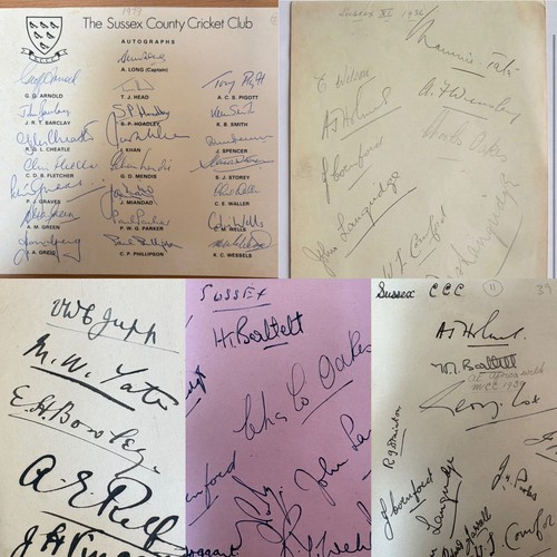 Autograph sheet sussex - sheet,