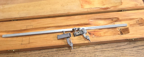 Vintage beam compass trammel - compass,