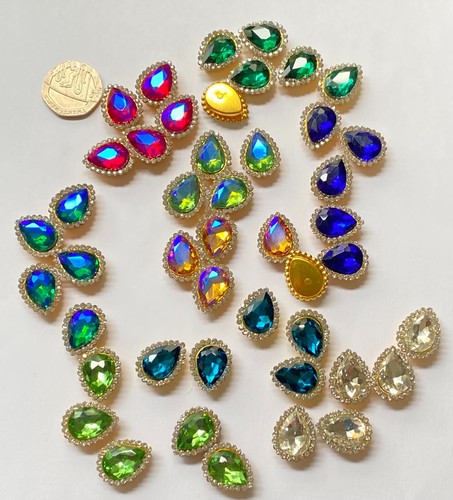Beaded flat back - flat,