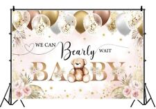 Baby Shower Backdrop Bearly