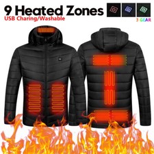 Men Women Electric Coat Heated