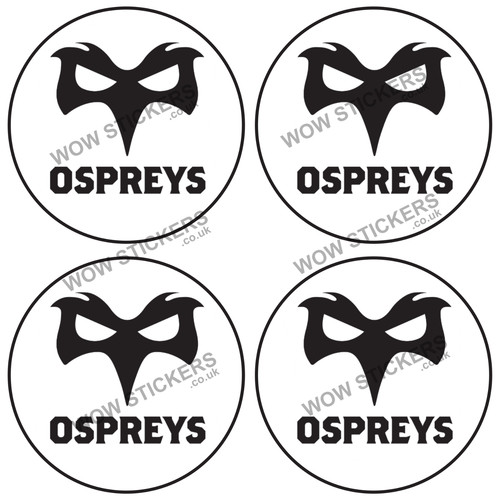 Ospreys rugby stickers laptop - rugby,
