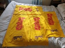 4 Large Vintage Walls Cornetto Ice Cream Shop Hut Advertising Flags & Poles