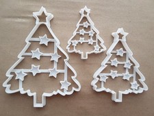 Christmas Tree Star Xmas Shape Cookie Cutter Dough Biscuit Pastry Fondant Sharp