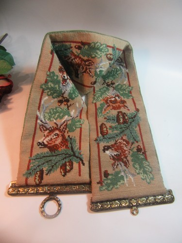Vintage needlepoint tapestry - vintage,
