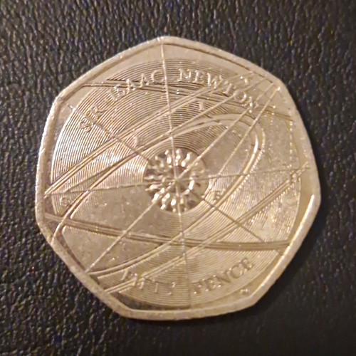 2017 50p sir isaac - 2017,