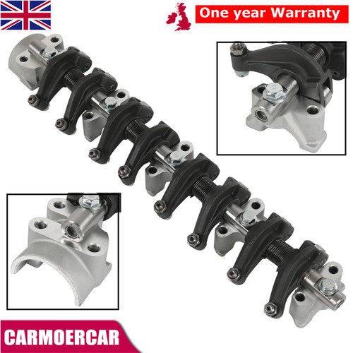Complete rocker shaft with - rocker,
