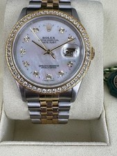 ROLEX  36MM  DATEJUST 18K AND