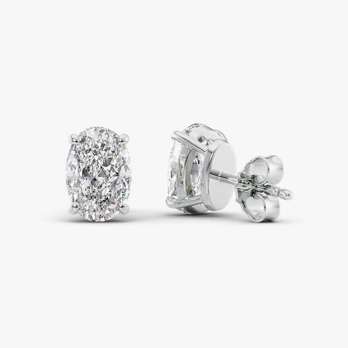 18k white gold women earrings - gold,