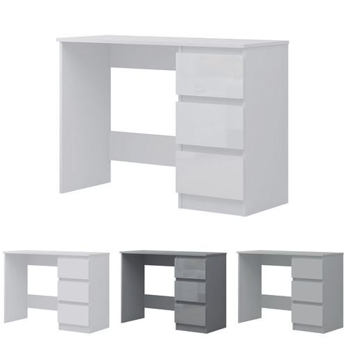 Home office desk - office, grey
