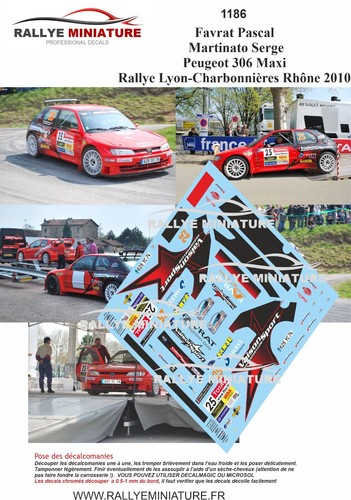 Decals ref 1186 peugeot - decals,