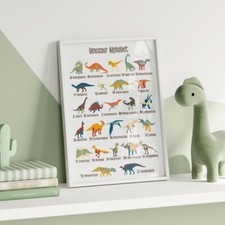 Dinosaur Alphabet Posters