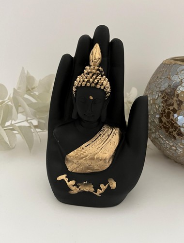 Palm buddha statue - palm, figurine