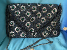 Atmosphere Blue Beaded Bag