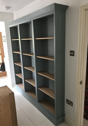 Solid wood bookcase - solid,