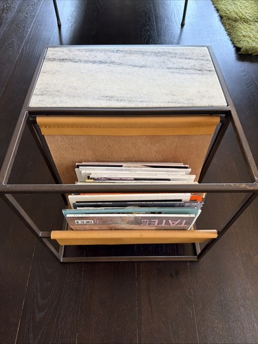 Magazine rack end table