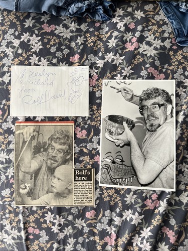 Rolf harris autograph original - harris,