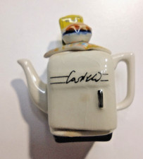 Rare Vintage Paul Cardew Refrigerator Fridge Mini Ceramic Teapot Made in England