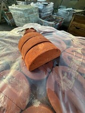 Handmade Half Round Soft Red