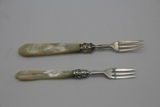 Antique solid silver pair