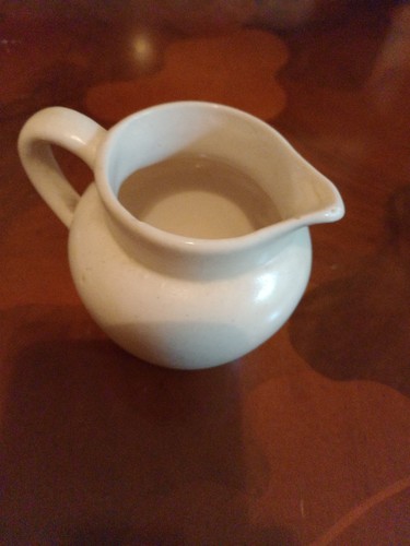 Vintage small glass milk cream - vintage, milk/cream