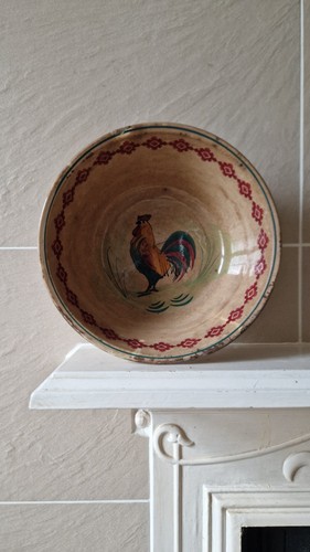 Vintage french stained - vintage, patina