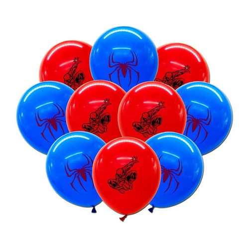 Spiderman x10 balloons - x10,
