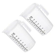 2Pcs 1000ml Graduated Beaker
