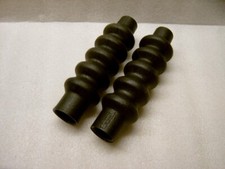 LAMBRETTA LI SX GP TV S3 ITALIAN FRONT DAMPER GAITORS IN BLACK PAIR