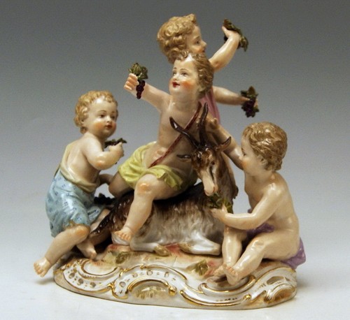 Meissen autumn figurine group - meissen,