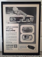 Framed original Classic Car Ad