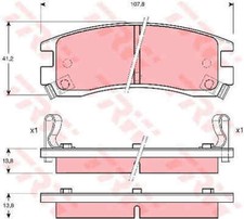 BRAKE PAD SET, DISC BRAKE FOR