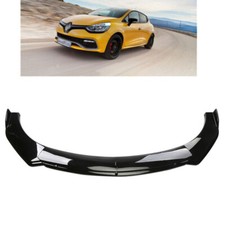 For Renualt Clio MK2 MK3 MK4 Lower Front Bumper Lip Spoiler Front Splitter Black