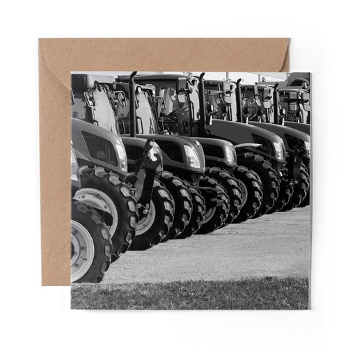 Blank greeting card - bw,